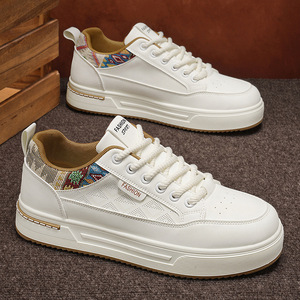 Chaussures de sport décontractées pour hommes, confortables et respirantes, semelle épaisse antidérapante, lacets, chaussures de course pour hommes - Product Image 2