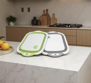 <span class=keywords><strong>Planche</strong></span> à Découper Pliable 3-en-1 Multifonctionnelle en Bambou et Bois <span class=keywords><strong>pour</strong></span> Évier ou Utilisation Alimentaire - Product Image 6