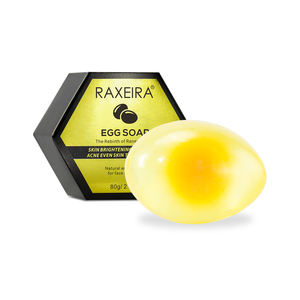 OEM/ODM 80g Aceite de Coconu Jabón de yema de huevo Belleza Facial y cuerpo Blanqueamiento DE LA PIEL Limpieza Hidratante Jabón de huevo Jabón hecho a mano - Product Image 1