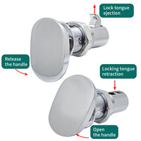 BSS320-6 en alliage de zinc solide de haute qualité RV/armoire/serrure de porte en métal état neuf