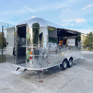 Camion de nourriture mobile de glace de chariot de restauration rapide de hot-dog de la Chine avec la remorque de nourriture de concession de restauration de café de cuisine complète - Product Image 2