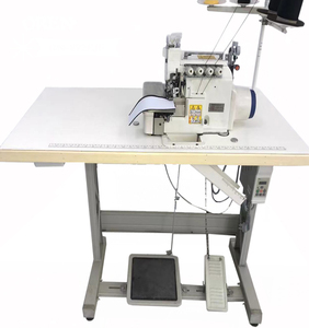 Industrial Overlock Sewing Machine 4-wire Needle Feed Motor RNEX3-4 High Productivity - Product Image 1