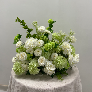 M-FB95 Décoration de luxe pour mariage, arrangement de fleurs en soie rouge, <span class=keywords><strong>champagne</strong></span>, bleu, boules de fleurs pour centre de table - Product Image 5