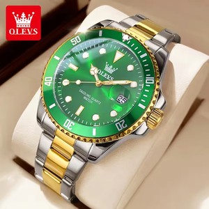  Relojes para Hombre de Negocios, Reloj de Cuarzo Original, Resistente al Agua, Luminoso, de Alta Calidad, con Indicador de Fecha, Regalos, Reloj 5885 - Product Image 1