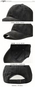 Gorra de Béisbol Personalizada con Bordado de Logotipo, Gorra de Béisbol de Algodón Desgastado de Calidad, Gorras Estilo 3D, Gorra Deportiva para Hombre - Product Image 4