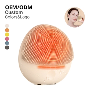 Luxury Sonic Vibration Skin Care Device Silicone Facial <b>Brush</b> for Deep Cleansing - Product Image 6