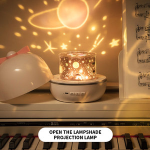 सपने 3 डी नाइट लाइट प्रोजेक्टर ग्लोब प्यारा धनुष स्टार आकाश रंगीन एब्स द्वारा दीपक 5 वी गर्म वोल्टेज बेडरूम - Product Image 3