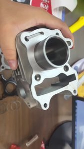 Kit de cylindre de moto pour moteur SYM 50, piston de 37 mm, VWA50, alliage d'aluminium, doublure de cylindre argentée - Product Image 6