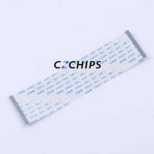 FC-0.5B-50P-100mm FFC Cable (Flexible Flat Cable) P=0.5mm Connector 50P 0.5mm 0.3mm Non-Inverting - Product Image 1