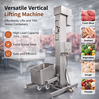 Élévateur vertical en acier inoxydable personnalisable pour la transformation de la viande, équipement de levage industriel entièrement automatique et économe en énergie