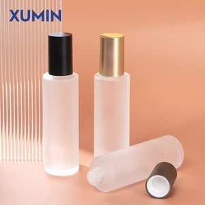Bouteille en verre dépoli personnalisée pour lotion toner essence sérum 100ml Bouteille de toner facial de qualité supérieure Emballage cosmétique en verre 120ml - Product Image 3
