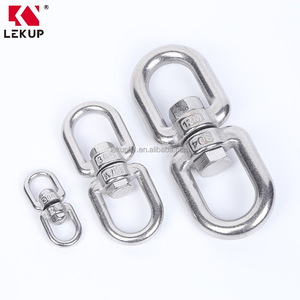 Fournisseur chinois de quincaillerie de rigging : Émerillons pour œillets et crochets, Émerillons d'ancrage à double extrémité, Émerillons de chaîne en acier inoxydable - Product Image 1