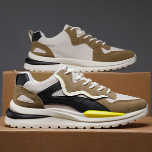 Chaussures décontractées personnalisées pour hommes, légères, respirantes, à lacets, pour toutes les saisons, avec doublure en mesh - Product Image 1