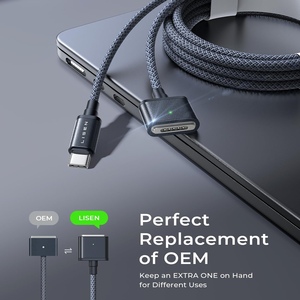 بيع مباشر من LISEN USB W C إلى <span class=keywords><strong>Magnetic</strong></span> 3.3FT Pro شاحن هواء M3 M2 14-16 بوصة - Product Image 2