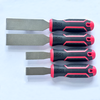 Ensemble de 4 grattoirs universels, ensemble de ciseaux plats CRV, ensemble de ciseaux à bois, outils à main industriels, lame multifonction, ensemble d'outils de grattoir pour joints
