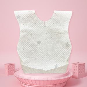 ผ้ากันเปื้อนแบบใช้แล้วทิ้ง,อุปกรณ์ผ้าไม่ถักไม่ทอสำหรับเด็กหัดเดินกันน้ำได้2022 - Product Image 4