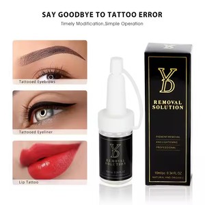 Crème de suppression de <span class=keywords><strong>tatouage</strong></span> 10 ml, efficace pour estomper les anciens tatouages des sourcils, solution de suppression de pigment <span class=keywords><strong>semi</strong></span>-<span class=keywords><strong>permanent</strong></span> pour les tatouages corporels et des sourcils - Product Image 6