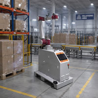 Système de station de travail robotisée collaborative pour la palettisation, palettiseur automatique de cartons, robot palettiseur pour ligne de production