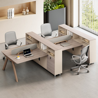 Poste de travail de bureau de qualité supérieure papeterie de bureau organisateur de bureau pièces Table de bureau en bois de bambou et chaise rotative Table de bureau 12cm