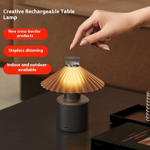 Veilleuse de bureau LED sans fil rechargeable par USB moderne avec lumière d'ambiance extérieure pour chambre à coucher et <span class=keywords><strong>chevet</strong></span> 5V décoratif - Product Image 1