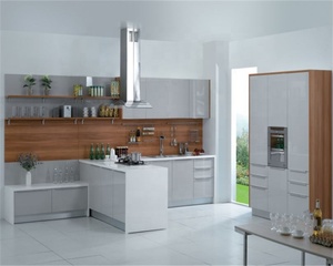 Unidad de armario de cocina de chapa de madera con módulo terminado italiano, venta al <span class=keywords><strong>por</strong></span> mayor - Product Image 5