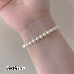 Premium 3-6mm Natural Freshwater Pearl <b>Bracelet</b> Almost Flawless Leather Rope Popular Fashion <b>Beaded</b> <b>Bracelet</b> Not Easy to Break - Product Image 1