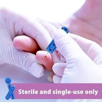 Aiguille de prélèvement sanguin stérile à torsion en PP, certifiée ISO9001, pour usage en laboratoire et recherche, 21G 23G 26G 28G 30G