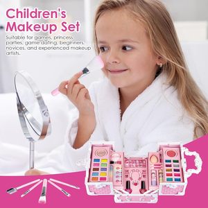Kit de cosmétiques valise EPT vente en gros Ensemble de jouets de beauté pour enfants semblant de jouer Vrais ensembles de maquillage Boîte de cosmétiques Jouet pour filles - Product Image 5