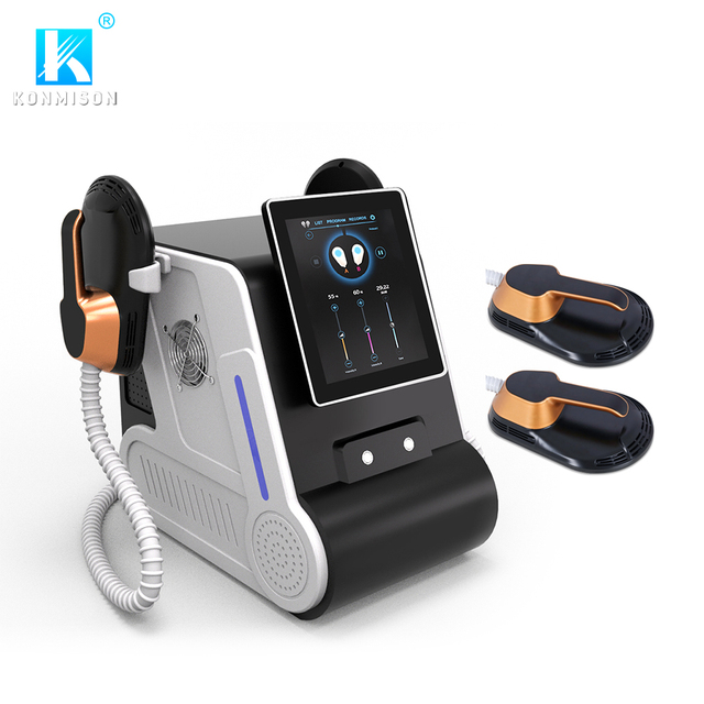 Hot Sale Portable 2 in 1 Muscle Stimulator Sculpting Machine with 8 Operation Languages