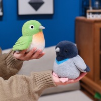 Peluche personnalisée en forme d'oiseau (poussin, sissine, pêcheur) en coton PP, cadeau pour bébés et enfants