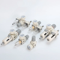 Régulateur de pression d'air AW2000-02 AW3000 AW4000-04 AW5000-10, processeur de source d'air FRL, régulateur pneumatique à vidange automatique d'huile
