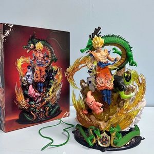 Figurines GK en boîte pour l'anniversaire <span class=keywords><strong>de</strong></span> la série : Goku, Shenron, Frieza, Sharu, Bu Oue – Ornements <span class=keywords><strong>de</strong></span> dessin animé, jouet en boîte colorée - Product Image 2