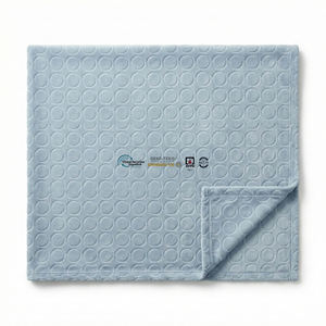 Couverture en velours jacquard 3D, douce et chaude, pour hôtels, centres de bien-être et salles de yoga - Product Image 1