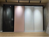 Panneaux muraux en fibres de bois et ciment Portland à base de quartz pur, style moderne, isolation thermique, antibactériens, résistants aux acides et à l'usure