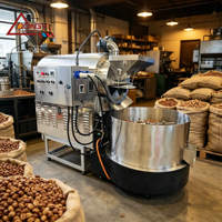 Rôtissoire Commerciale Continue pour Noix, Arachides, Soja, Noix de Cajou, Graines de Tournesol, Maïs, Orge, Céréales et Fèves de Cacao