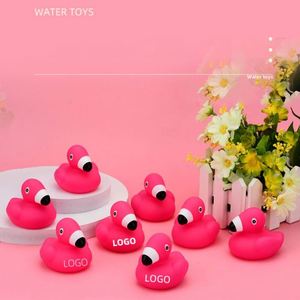 Mini figurines de canards flamants roses en vinyle miniatures pour maison de poupée, micro-jardin féerique, paysage d'aquarium, petits jouets promotionnels - Product Image 2