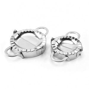Stainless Steel 4-Piece Dumpling Maker <b>Set</b> Manual Dough Dumpling Skin Making Mold Dishwasher Safe <b>Baking</b> for Home Kitchen - Product Image 6