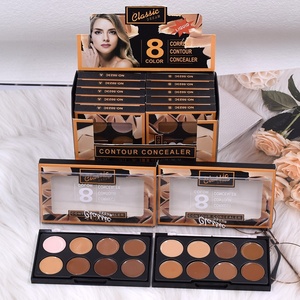 Paleta de Tintes para Piel Oscura, Corrector de Color Marrón <span class=keywords><strong>Oscuro</strong></span>, Resistente al Sudor, 8 Tonos, para Teñir Nudos de Pelucas - Product Image 6