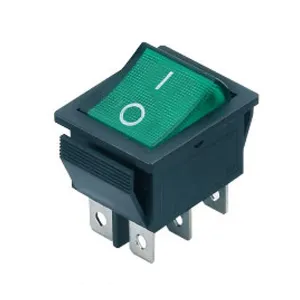 Hoge Kwaliteit 20a 125V 16a 250V Ac Kcd4 Hy12 Rood Zwart Momentary Rocker Schakelaar 3 Positie T85