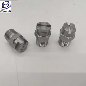 1/4 ''3/8'' 1/2 ''303SS/Kuningan Industri Vee Jet Kipas Datar Mulut Pipa Semprot 0.11, Ukuran Kapasitas 11002 Mulut Pipa Pencuci