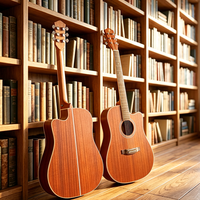 Matte High Quality Wholesale Professional Instrument Acoustic 41 Inch Rosewood Fingerboard Guitar