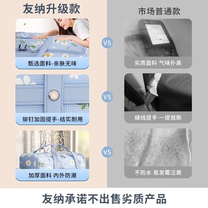 Sac de rangement en tissu Oxford Friendna, grande capacité, durable, organisateur de vêtements pour déménagement, pour l'emballage de couettes d'étudiant - Product Image 4