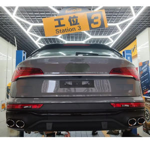 <span class=keywords><strong>Q5</strong></span> <span class=keywords><strong>SportBack</strong></span> Refit et mise à niveau SQ5 Diffuseur arrière et tuyau d'échappement SQ5 4 Out Style Rear Black Lip Pipe pour <span class=keywords><strong>Audi</strong></span> 2021 2022 <span class=keywords><strong>2023</strong></span> - Product Image 4