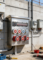 Boîtier de distribution électrique industriel certifié CE RoHS IP67 en acier inoxydable 304, solution extérieure pour prises électriques