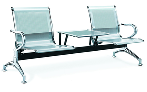 เก้าอี้พักคอยเหล็กหรือสแตนเลส / เก้าอี้พักคอยสนามบิน / เก้าอี้ห้องรอแบบโบราณ - Product Image 2