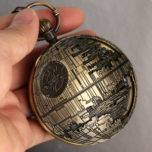 Nouvelle montre de poche musicale steampunk sur le thème des films de guerre américains avec boîte à musique et <span class=keywords><strong>horloge</strong></span> pour cadeaux d'enfants - Product Image 6