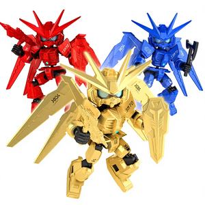 Modelo de Mecha <span class=keywords><strong>Gundam</strong></span> Pequeño con Articulaciones Móviles, Figura de Juguete para Armar, Juguete Moderno y Genial de Plástico para Niños, Impreso en <span class=keywords><strong>3D</strong></span>, Venta al por Mayor - Product Image 1