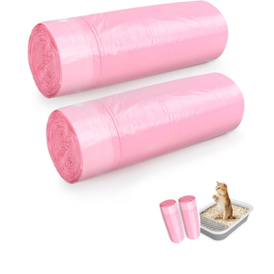 Sacs à déchets pour animaux de compagnie biodégradables et écologiques, en pulpe EPI, HEPE, couleurs de dessin animé, pour nettoyer les excréments de chien - Product Image 1