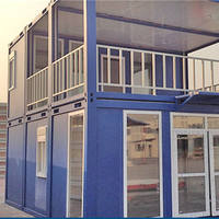 Bureau modulaire en conteneurs, bureau multi-conteneurs, bâtiment de bureaux en conteneurs, bureau préfabriqué, conteneurs plats 20/40 pieds pour l'Asie du Sud-Est