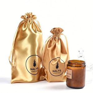 Luxury Satin Aromatherapy Soy Wax Scented <b>Candles</b> Pillar and Tin Custom Designed for Gift Giving Decoration In-Bag - Product Image 1